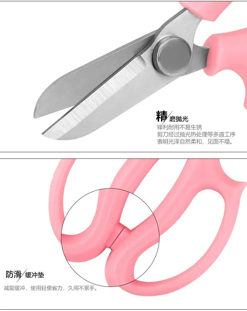 Flower & Branch Pruning Scissors – Sharp Steel Blades