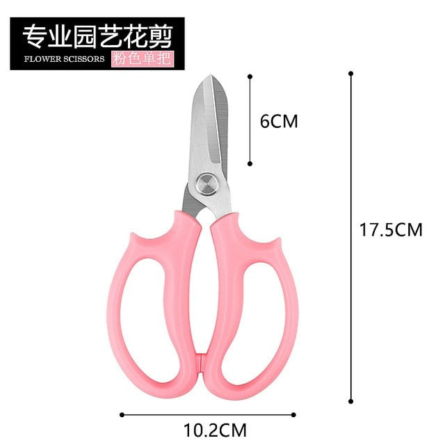 Flower & Branch Pruning Scissors – Sharp Steel Blades